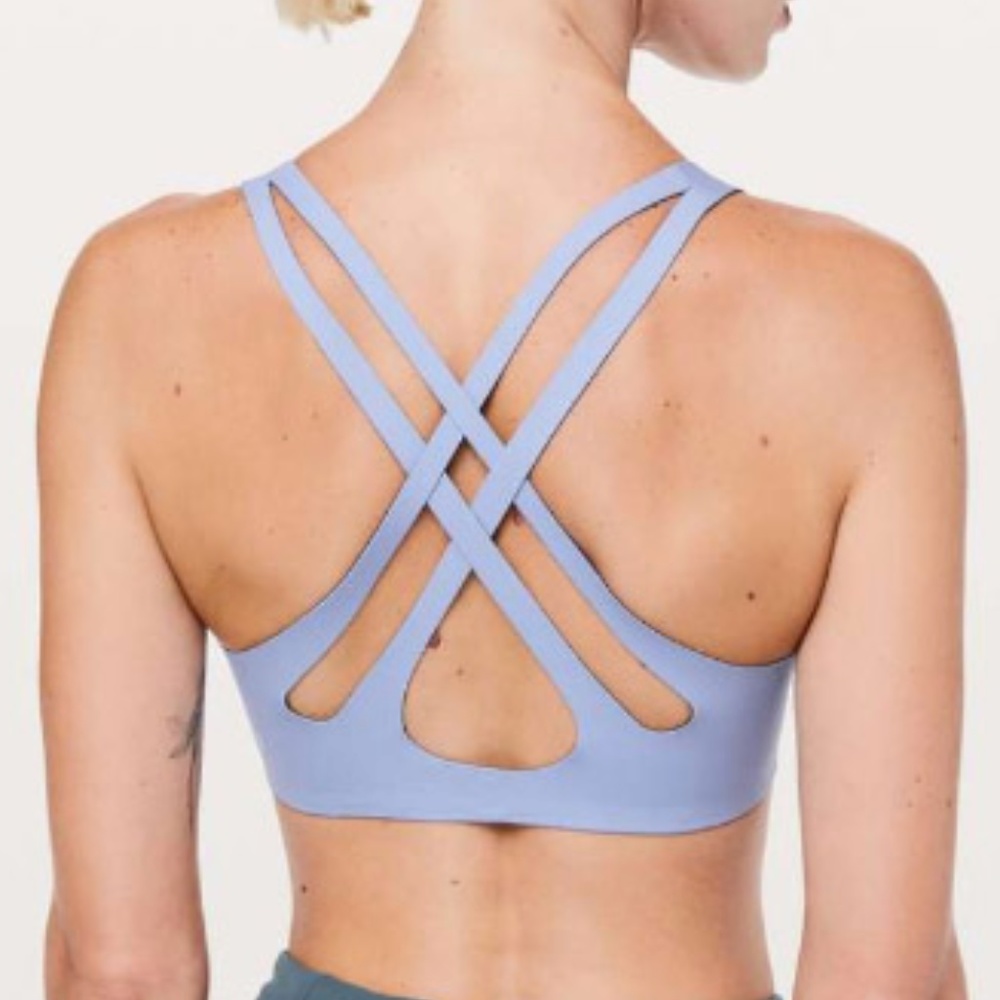 Lululemon Light Strides Bra Iron Purple